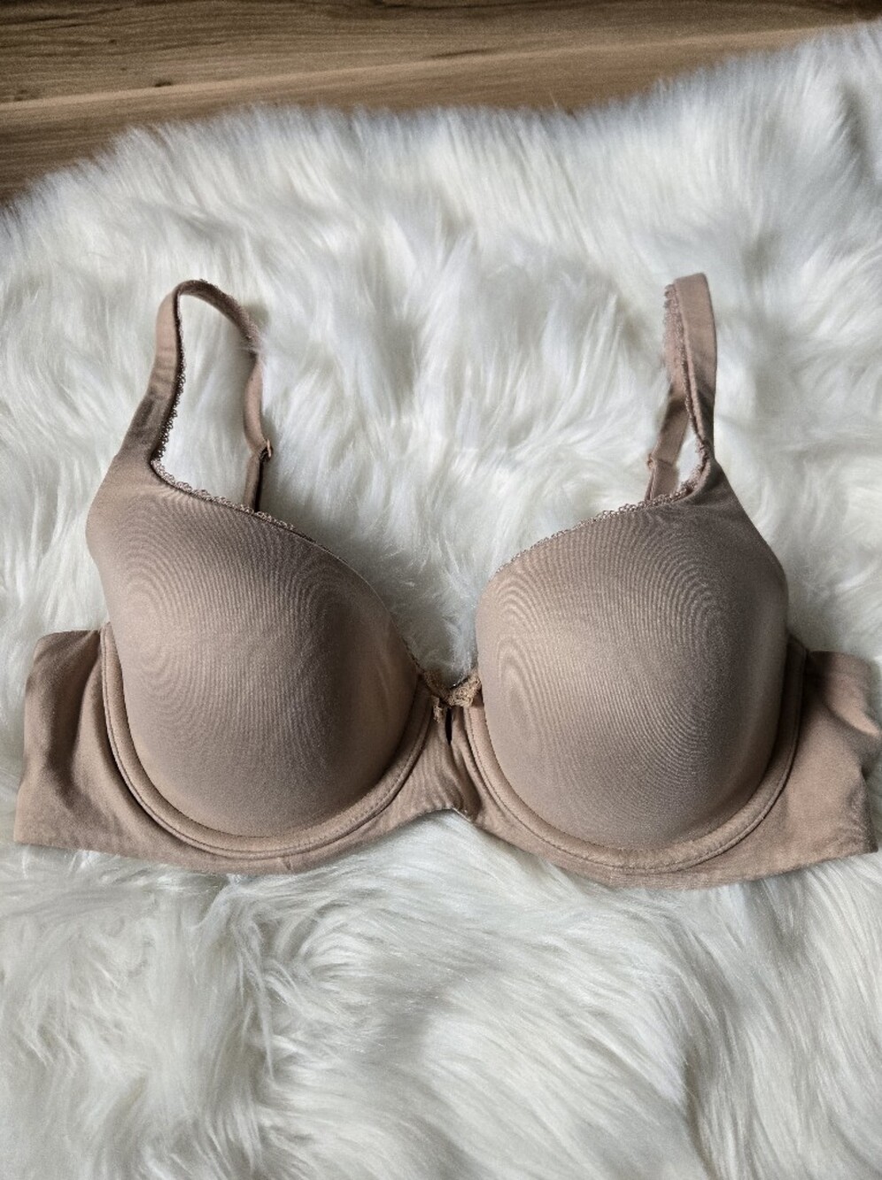 Victoria's Secret Body By Victoria Lined Demi Nude Bra Size 36C